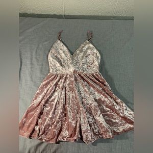 forever 21 velvet jumpsuit / dress